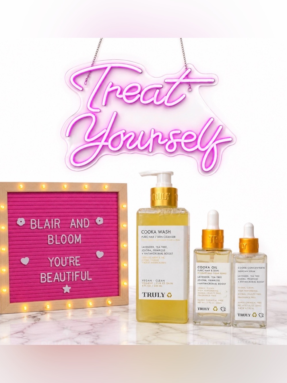 Truly Beauty Cooka Trio! Wash, Hydrate & Clear Pores, & Ingrown Serum!